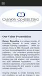 Mobile Screenshot of canyonconsulting.com